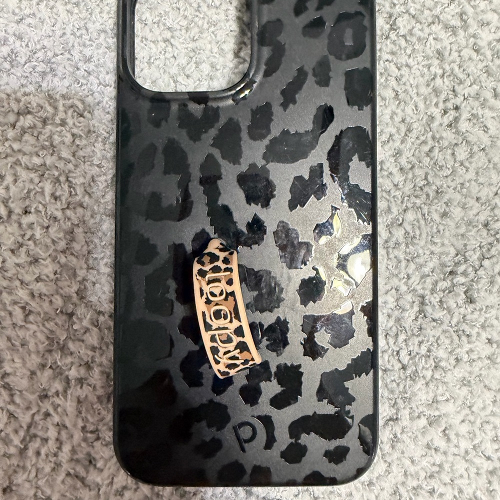 Loopy Case Black Leopard Print Phone Case iPhone 13 Pro Max